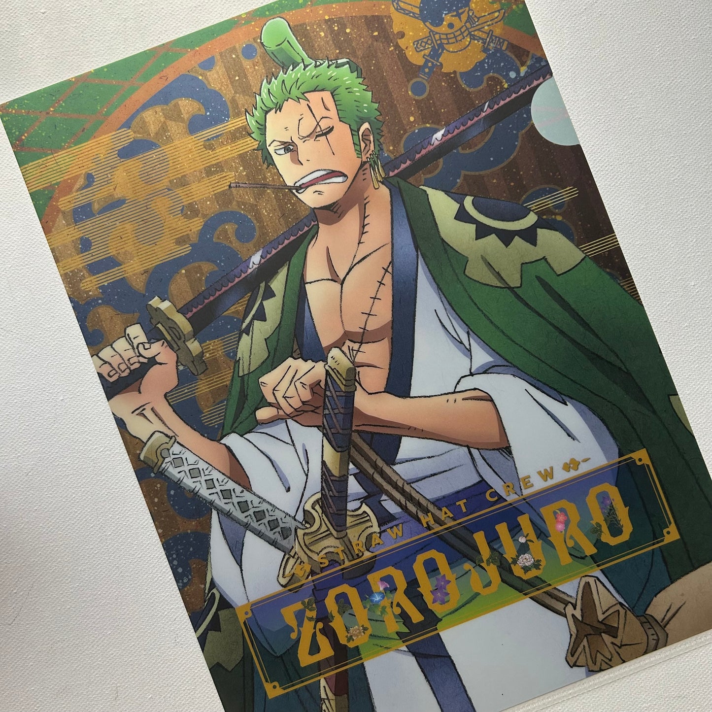 One Piece Zoro Clear File