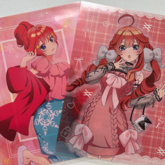 Quintessential Quintuplets Itsuki Nakano Clear File Set