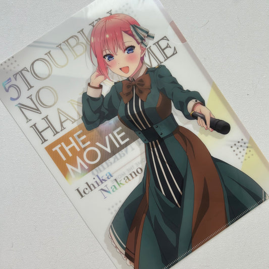 Quintessential Quintuplets Ichika Nakano Clear File