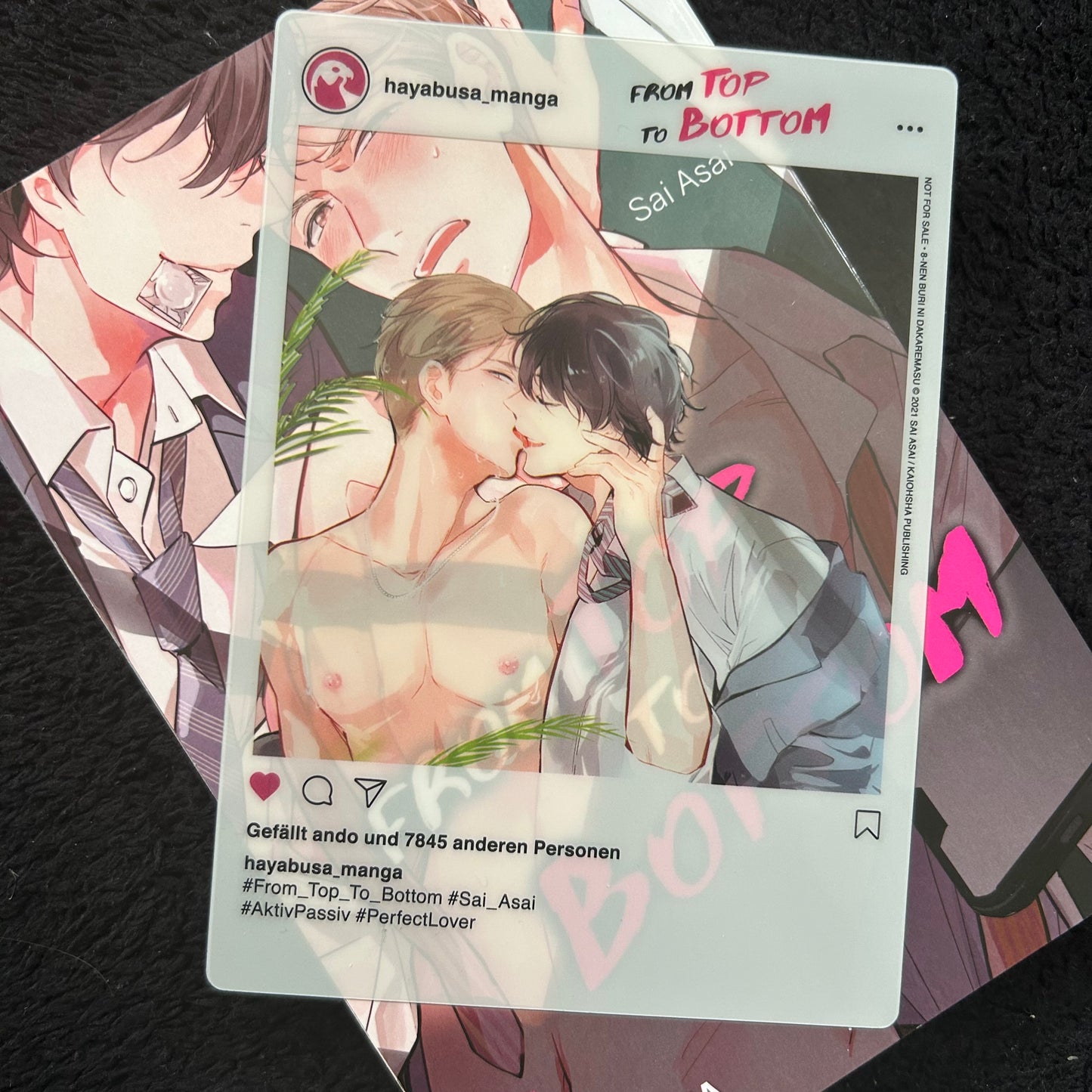 From Top to Buttom Manga + SNS Card