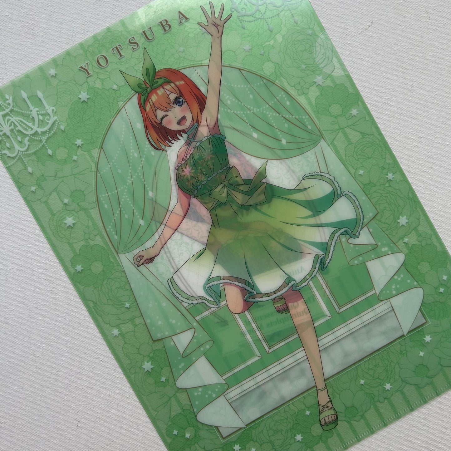 Quintessential Quintuplets Yotsuba Nakano Clear File