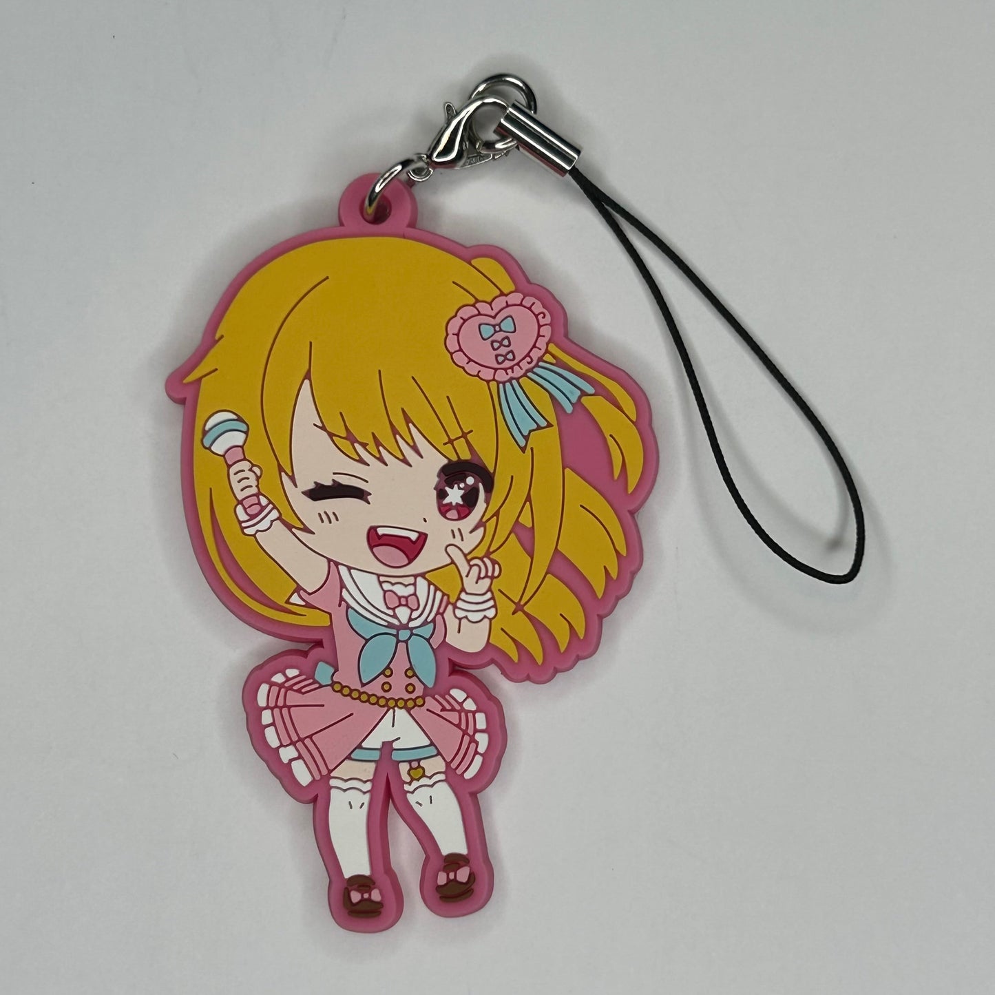 Oshi No Ko Ruby Hoshino Rubber Strap Keychain