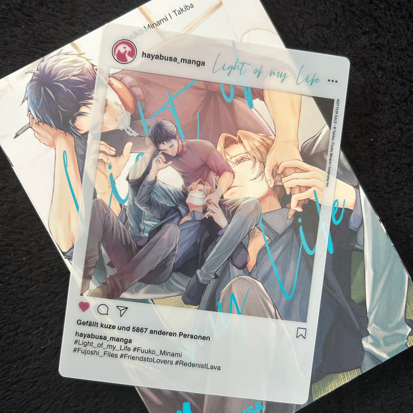 Light of My Life Manga + Social Media Card