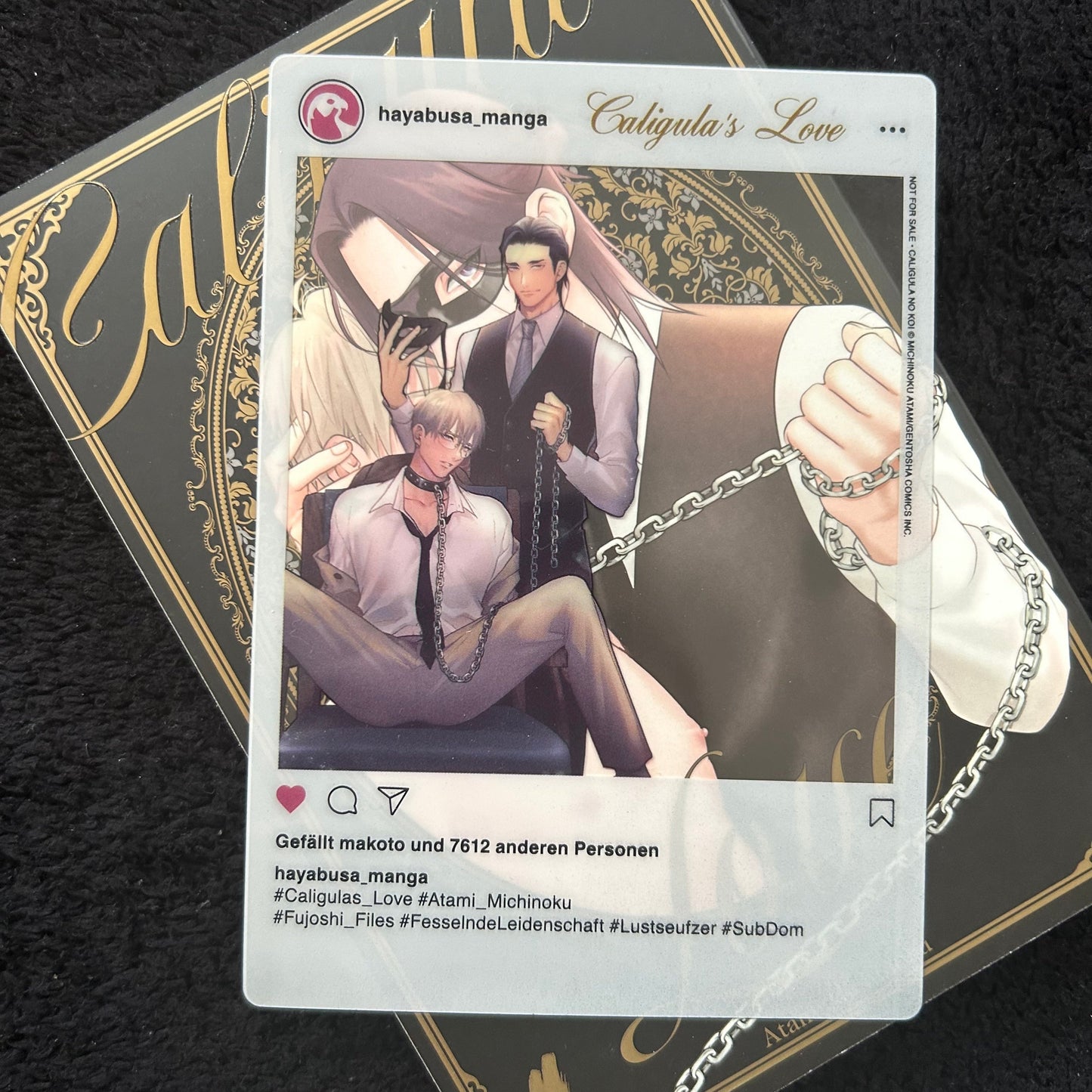 Caligula's Love Manga + SNS Card