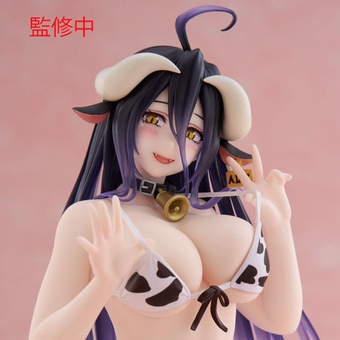 Overlord Albedo Desktop Cute Figur - Cow-Print Swimsuit Version