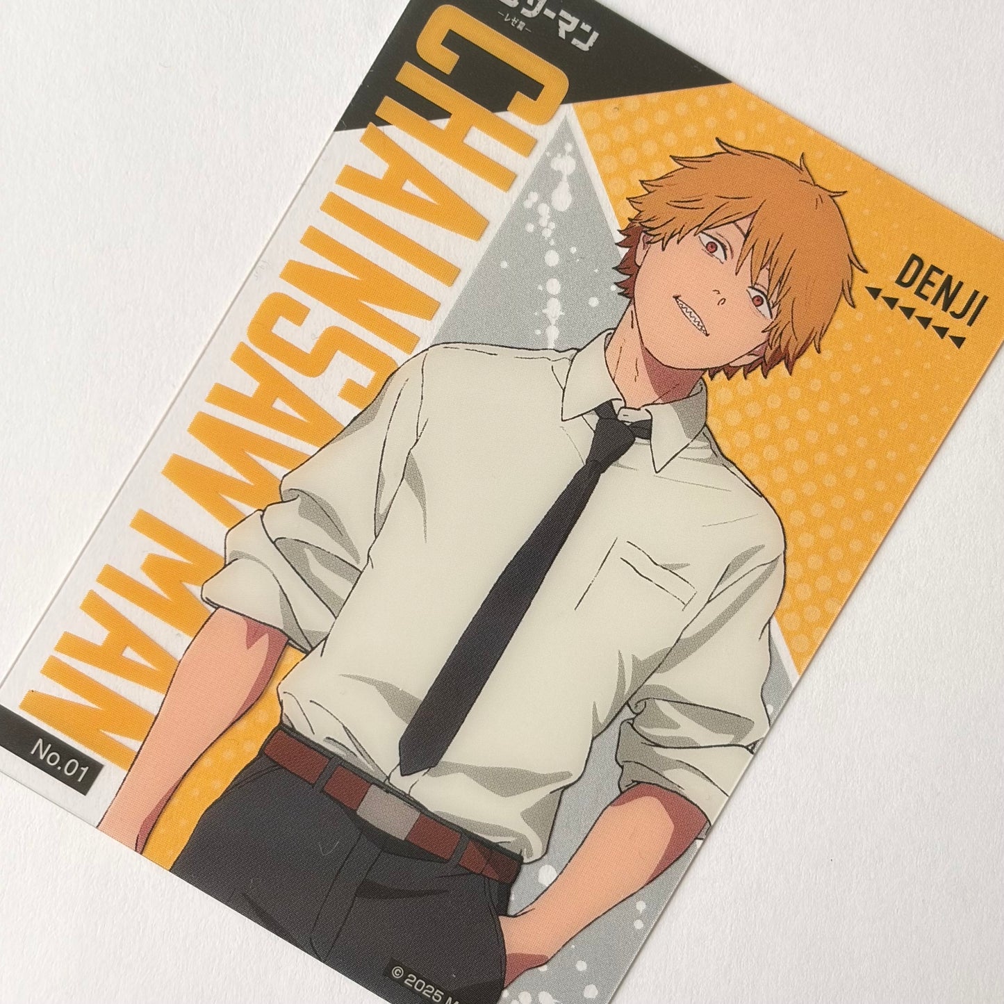 Chainsaw Man Denji Clear Trading Card