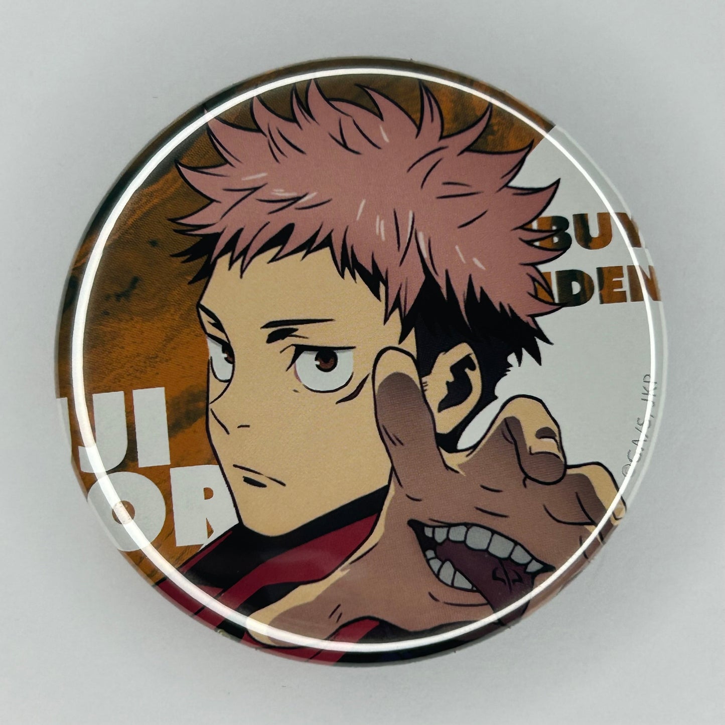 Jujutsu Kaisen Yuji Itadori Button