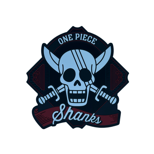 One Piece Shanks Rubber Untersetzer