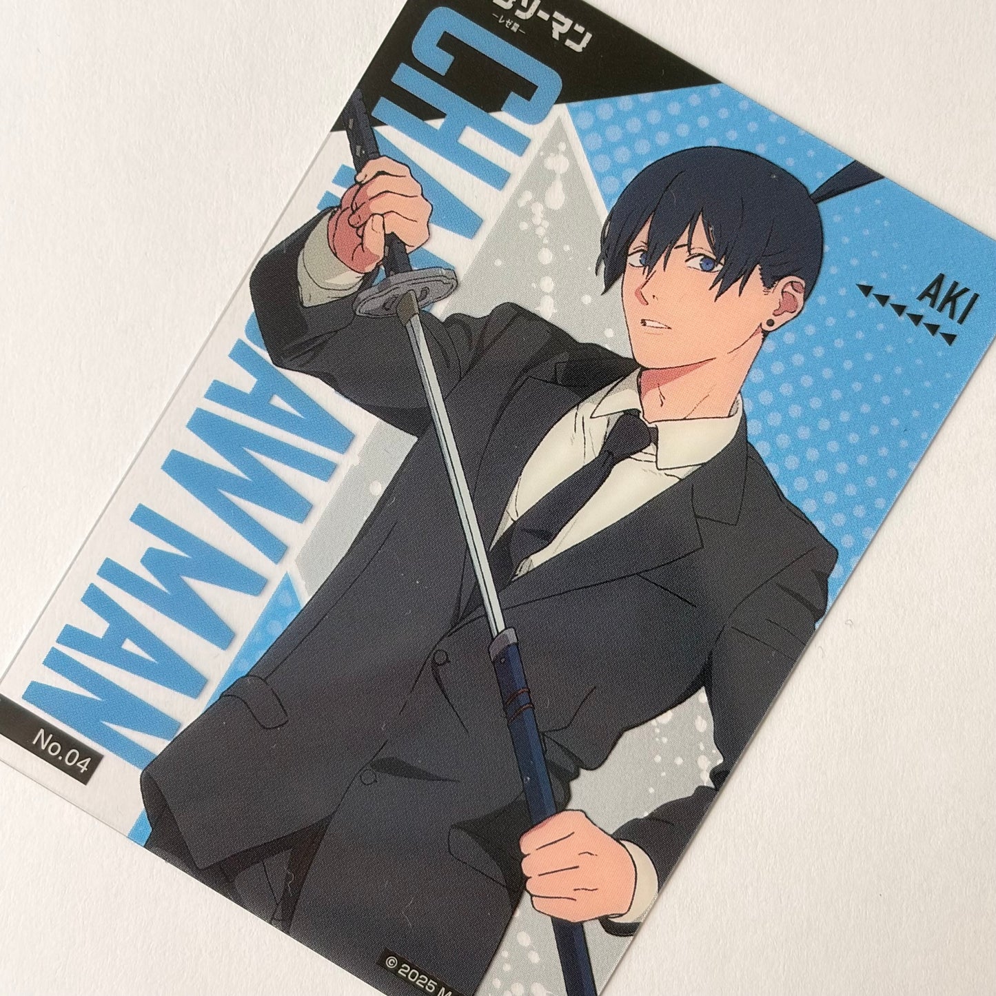 Chainsaw Man Aki Clear Trading Card