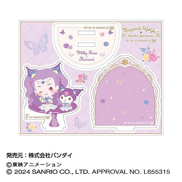 Yes! PreCure x Sanrio ❀ Milky Rose x Kuromi Acrylic Stand
