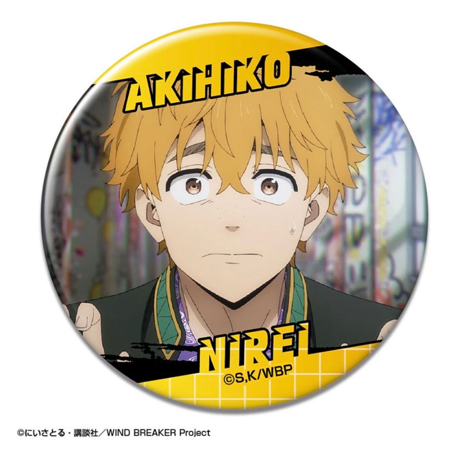 Wind Breaker Akihiko Nirei Button