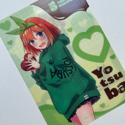 Quintessential Quintuplets Yotsuba Nakano Clear File