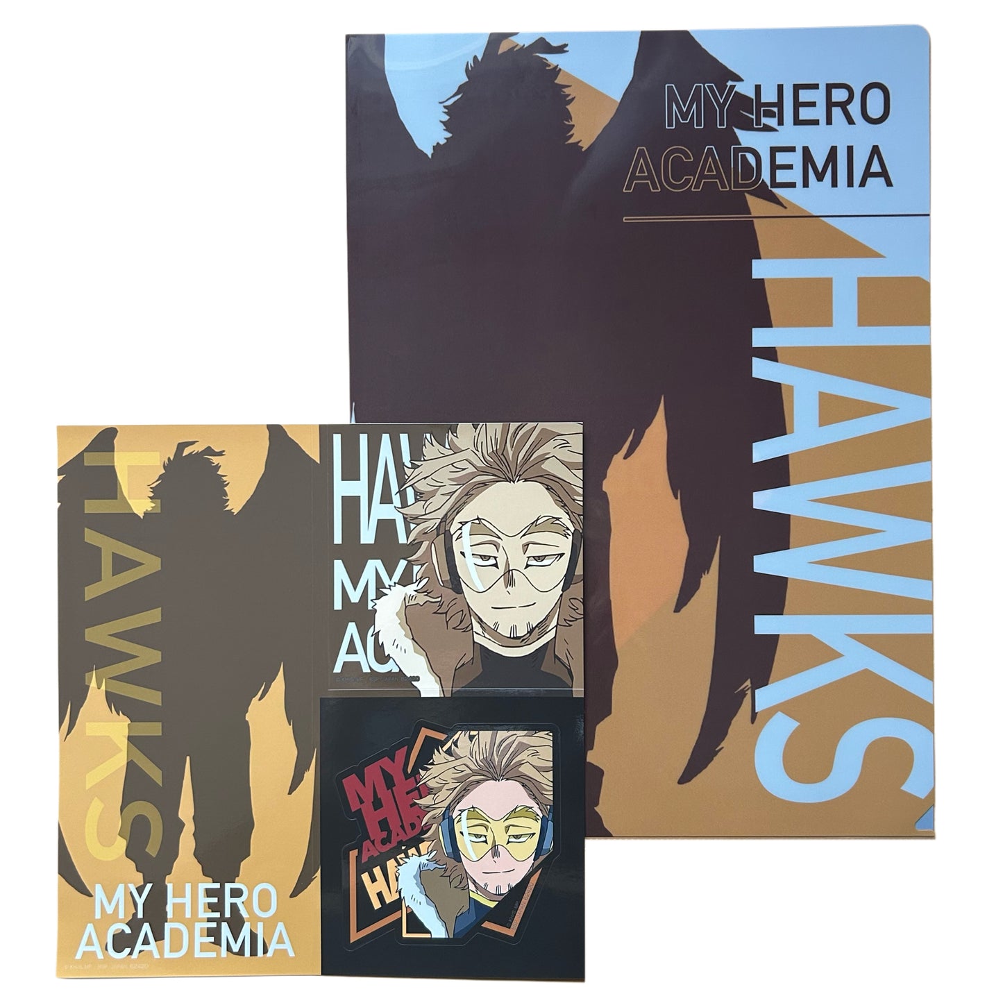 My Hero Academia Hawks Clear File + Sticker Set