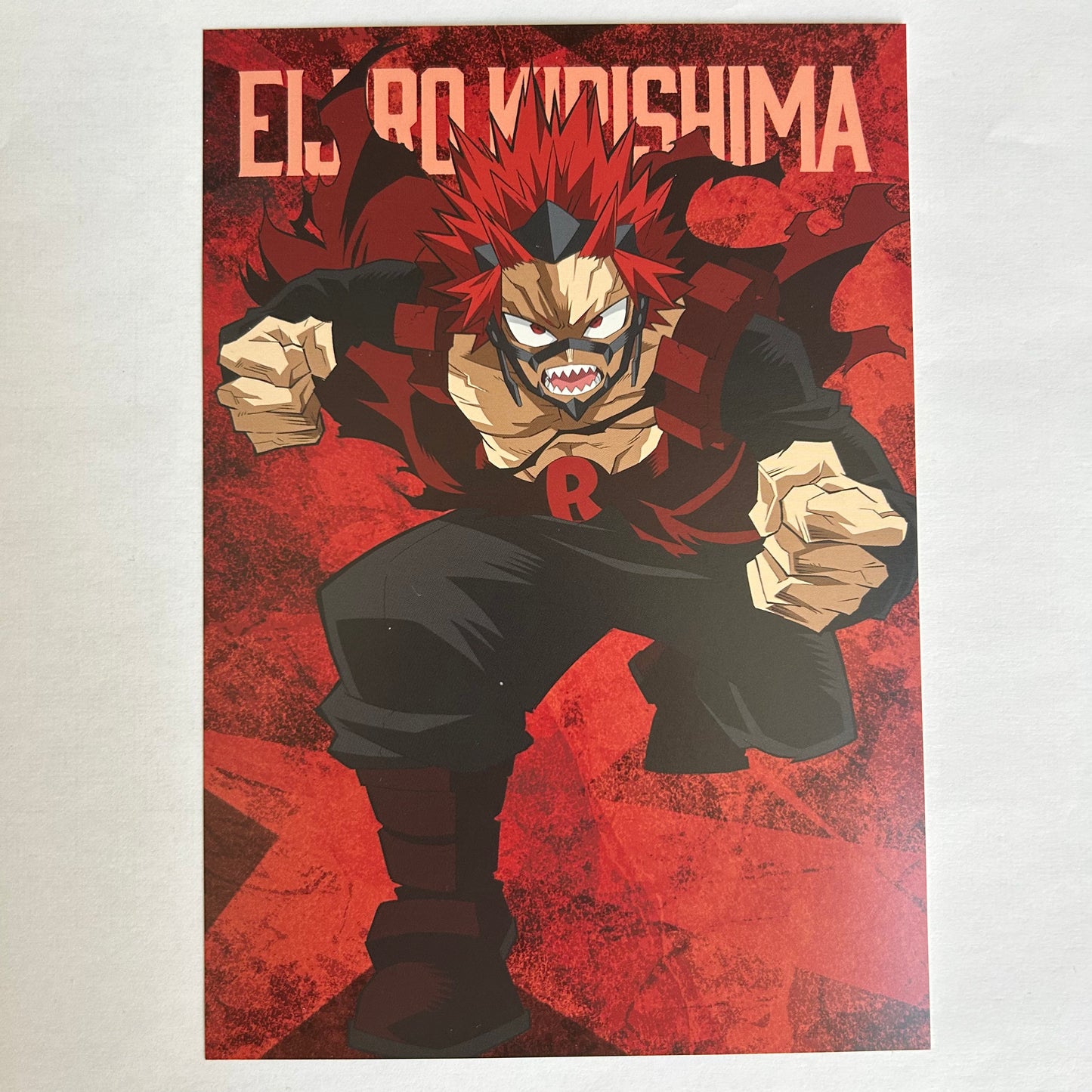 My Hero Academia Eijiro Kirishima XL Postkarte