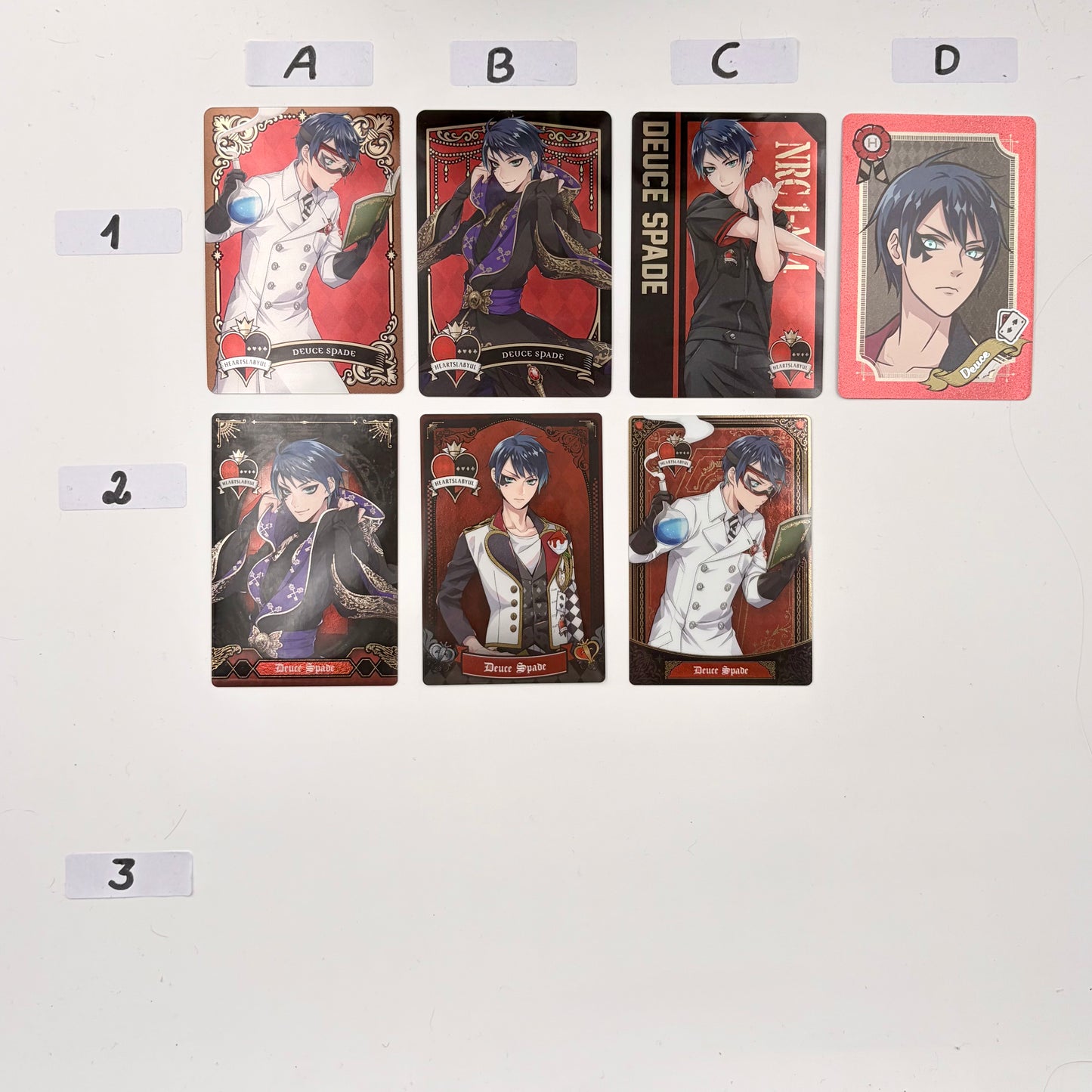 Twisted Wonderland Deuce Spade Trading Cards