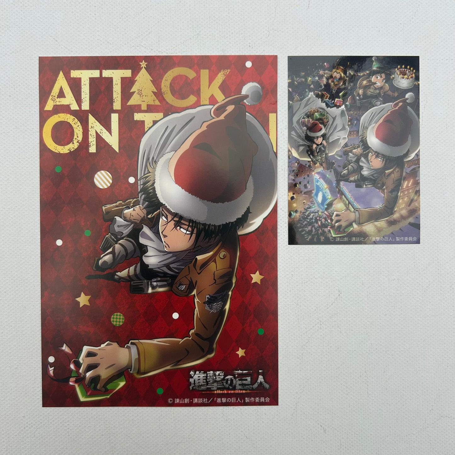 Attack on Titan Levi Postkarte + Sticker