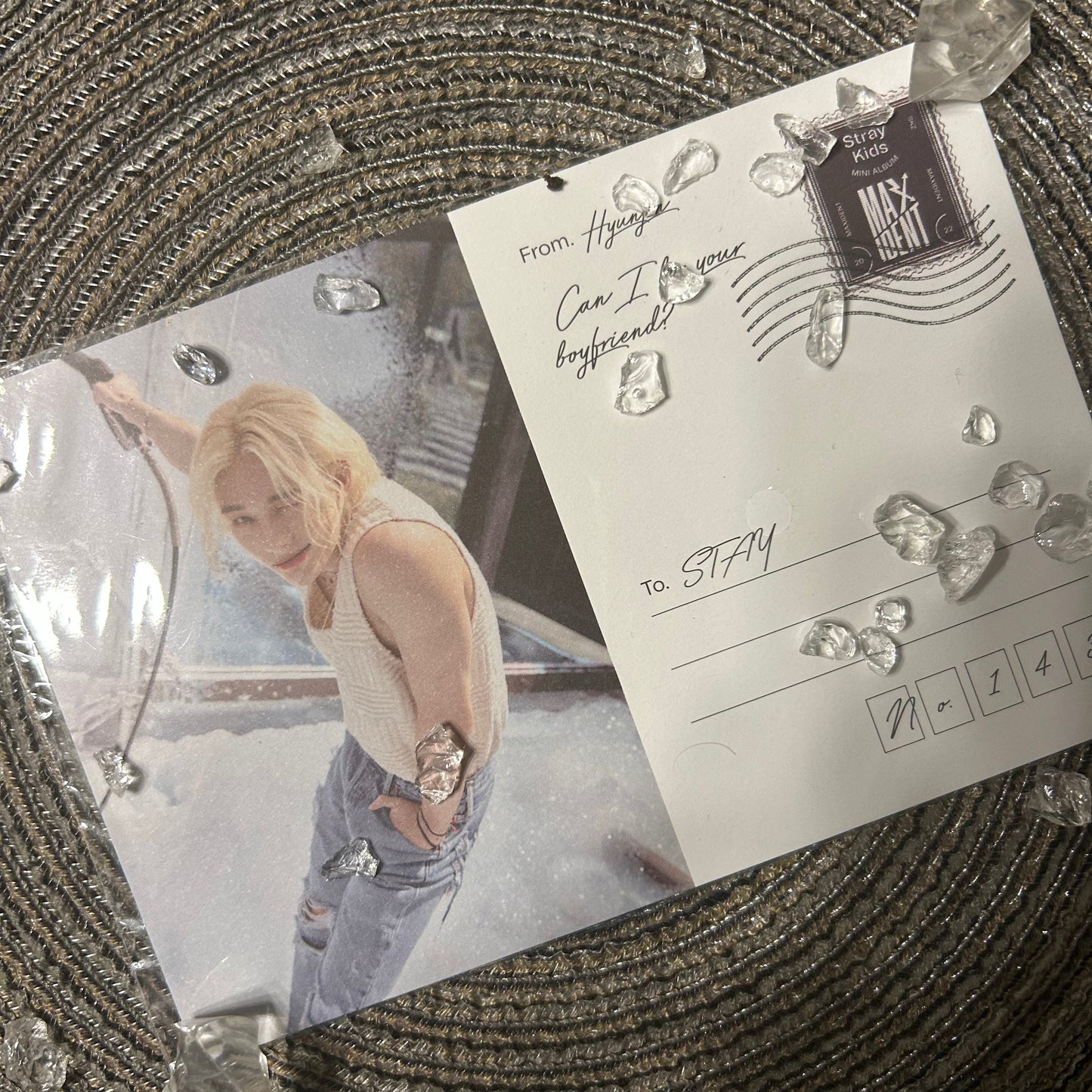 Stray Kids Hyunjin MAXIDENT Postcard No. 143