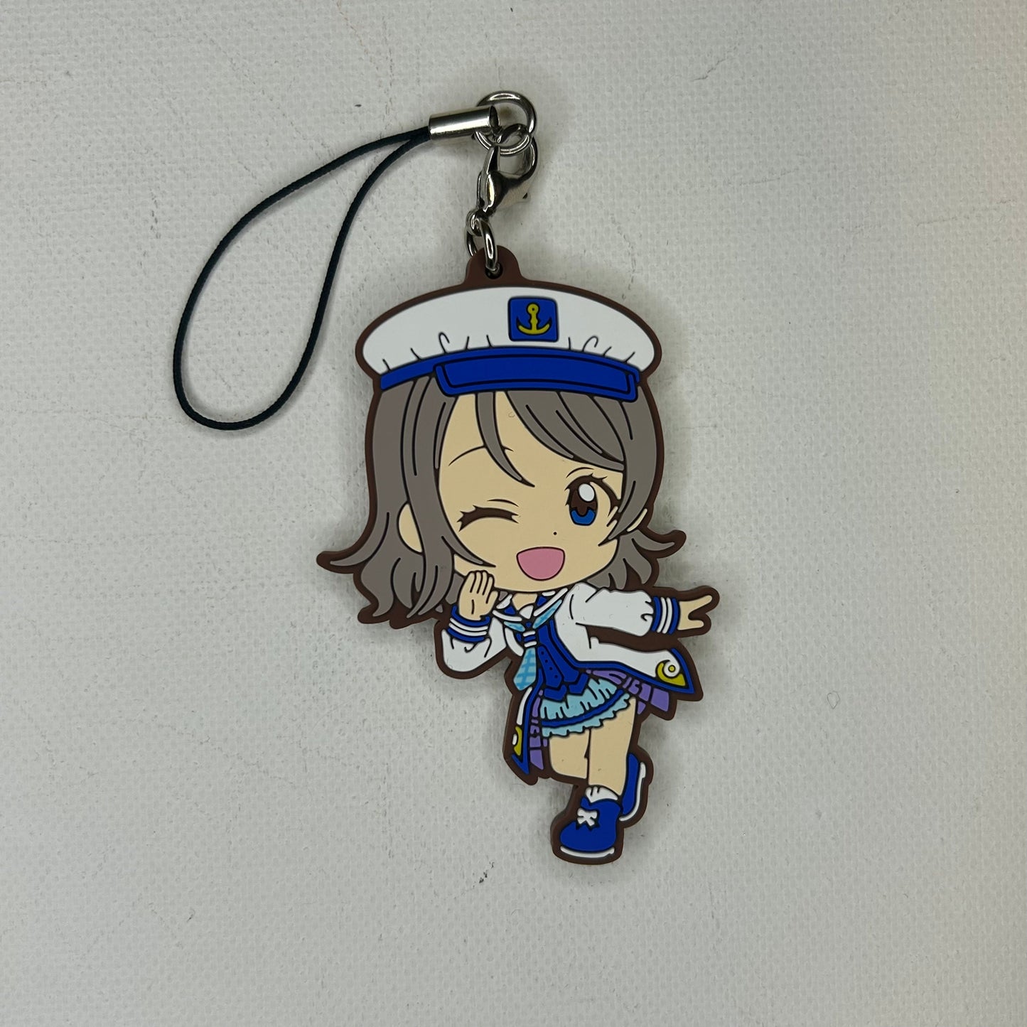 School Idol Project You Watanabe Rubber Strap Keychain