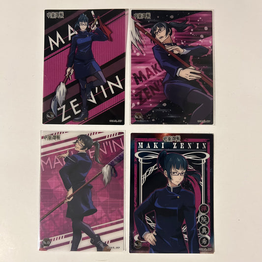 Jujutsu Kaisen Maki Zenin Acryl Card Set