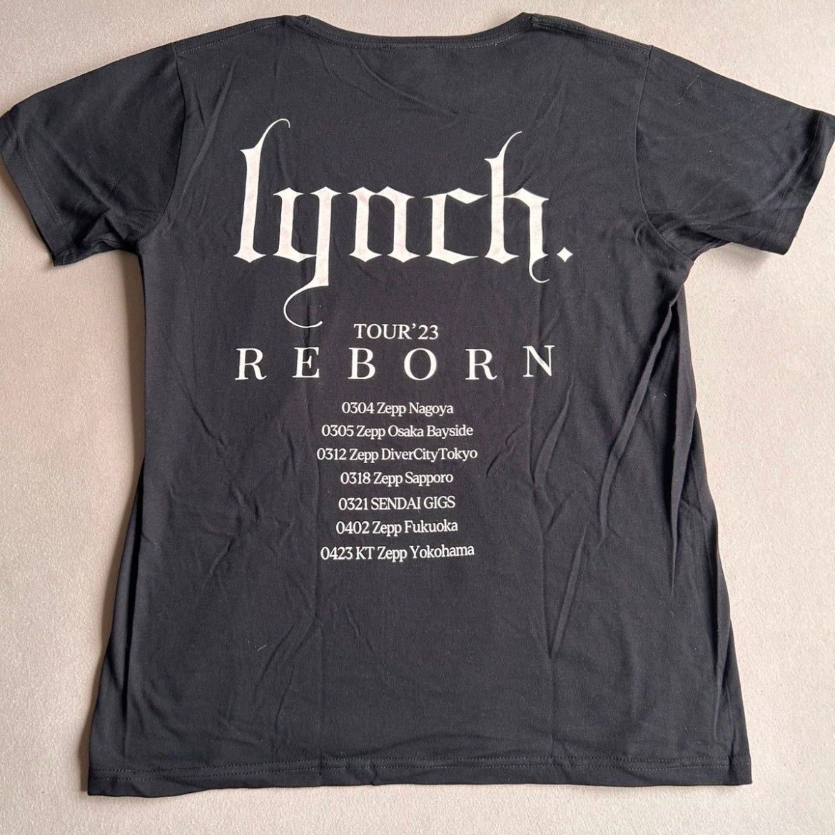 Lynch. REBORN Tour T-Shirt S ❀