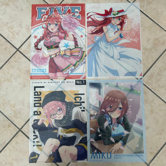 Quintessential Quintuplets PVC Clear Poster