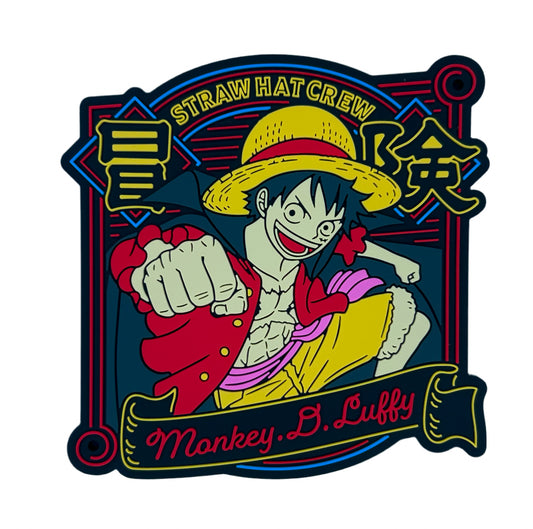 One Piece Luffy Rubber Untersetzer