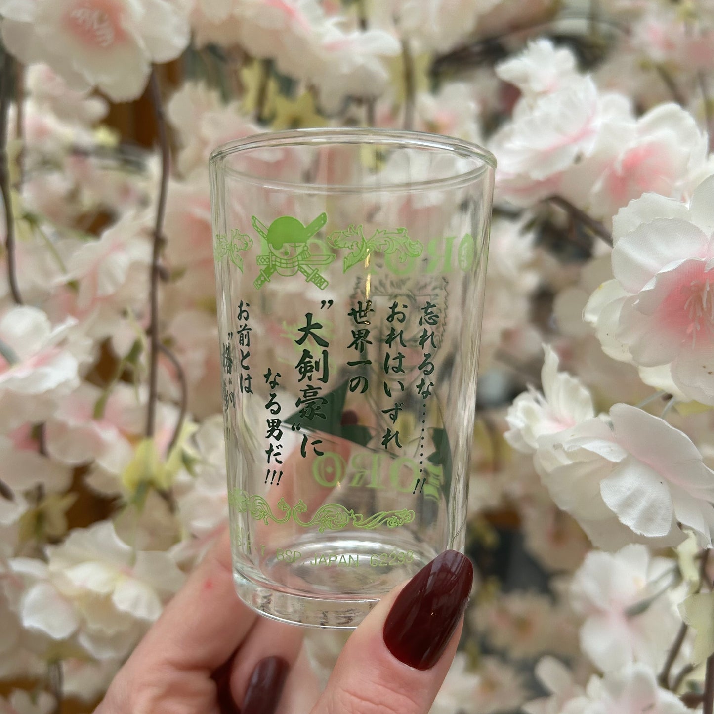 One Piece Zoro Glas