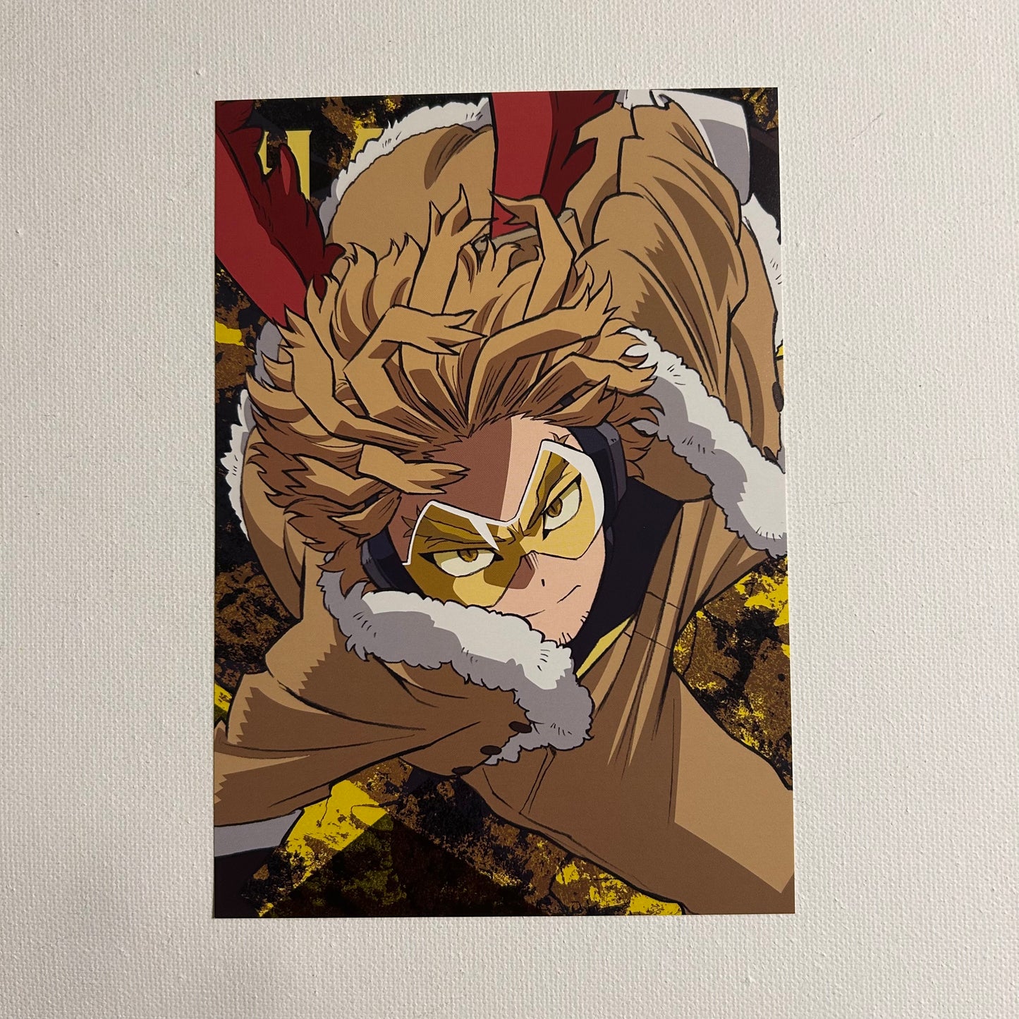 My Hero Academia Hawks XL Postkarte