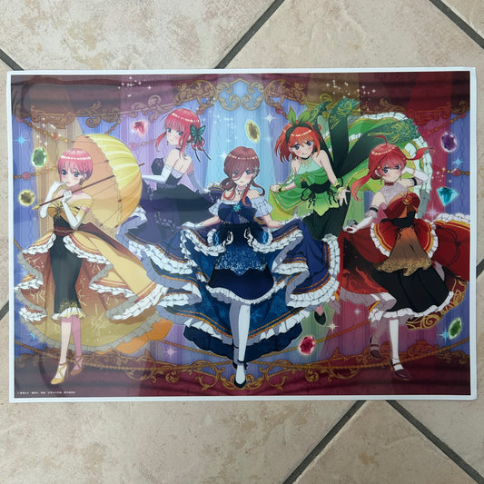 Quintessential Quintuplets PVC Clear Poster