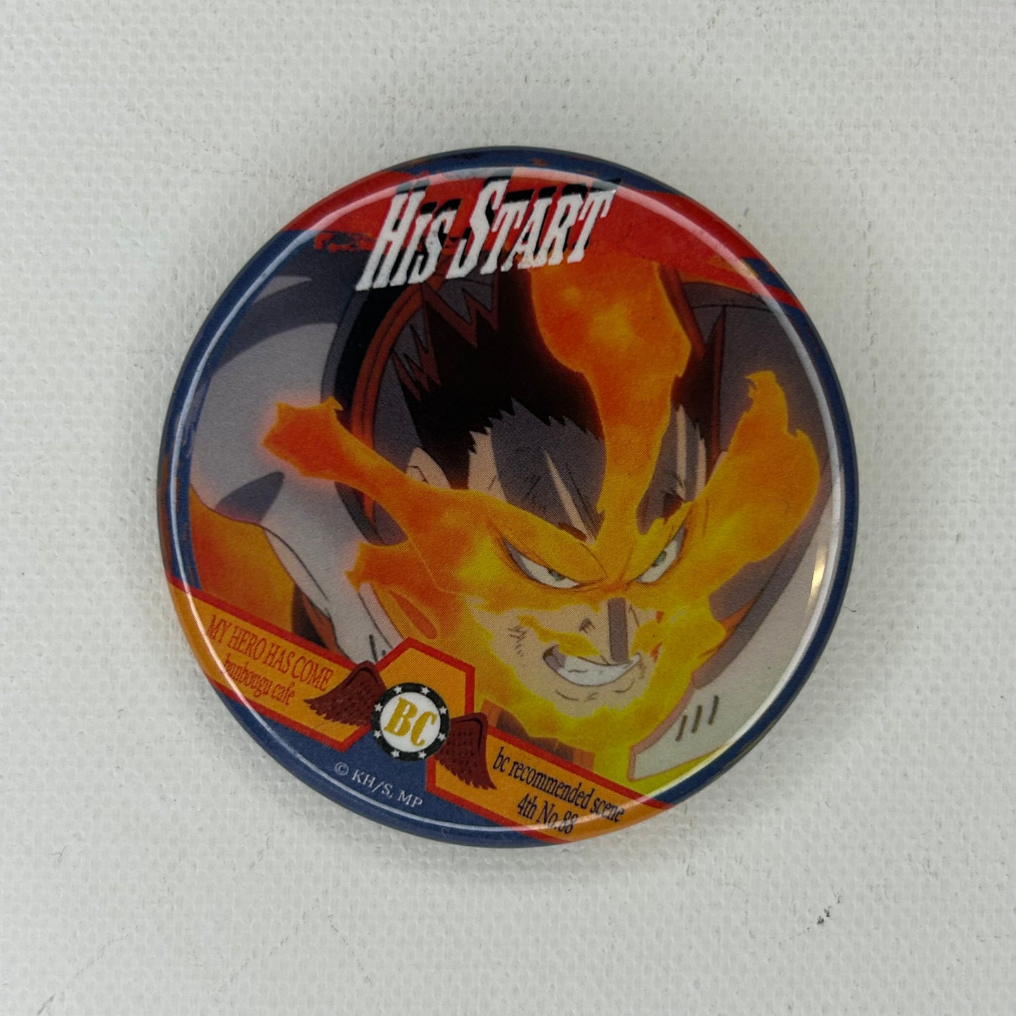 My Hero Academia Endeavor Button