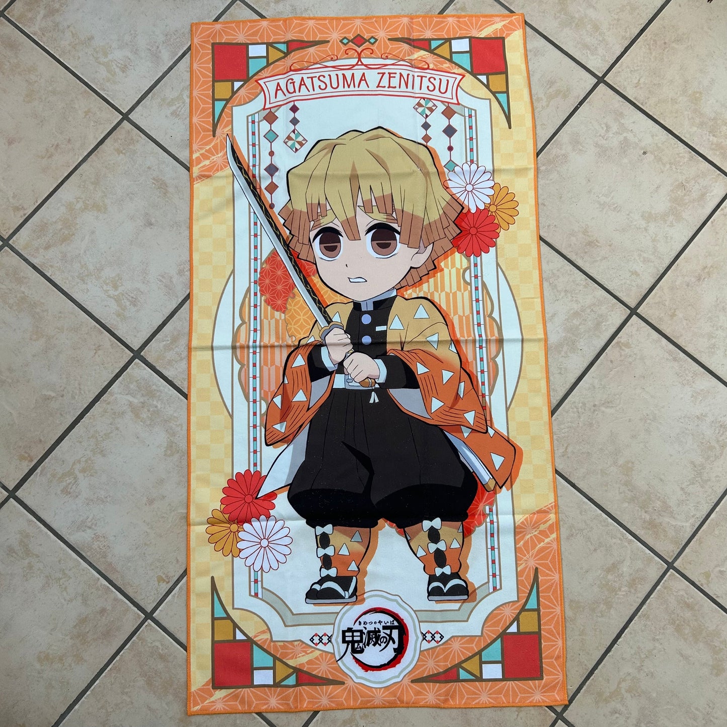 Demon Slayer Zenitsu Towel