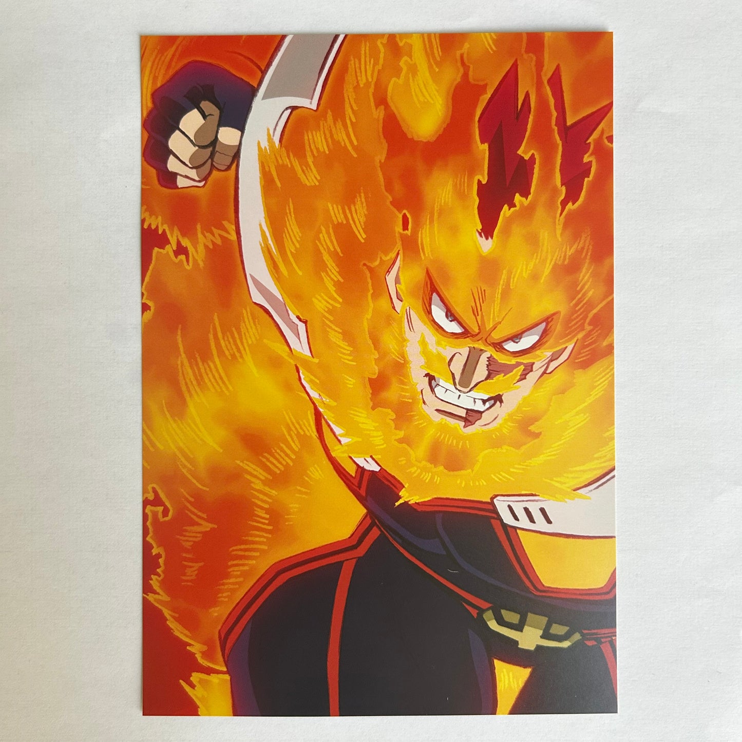 My Hero Academia Endeavor XL Postkarte
