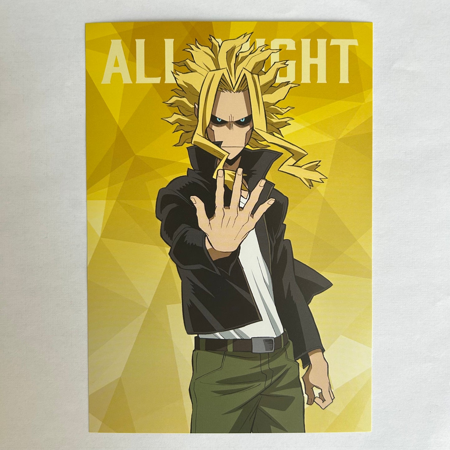 My Hero Academia All Might XL Postkarte