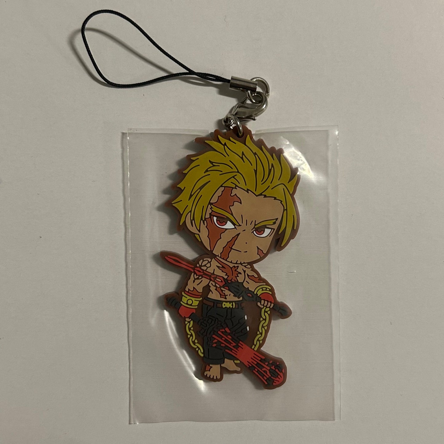 Fate Grand Order Beowulf Rubber Strap Keychain