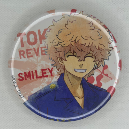 Tokyo Revengers Smiley Button
