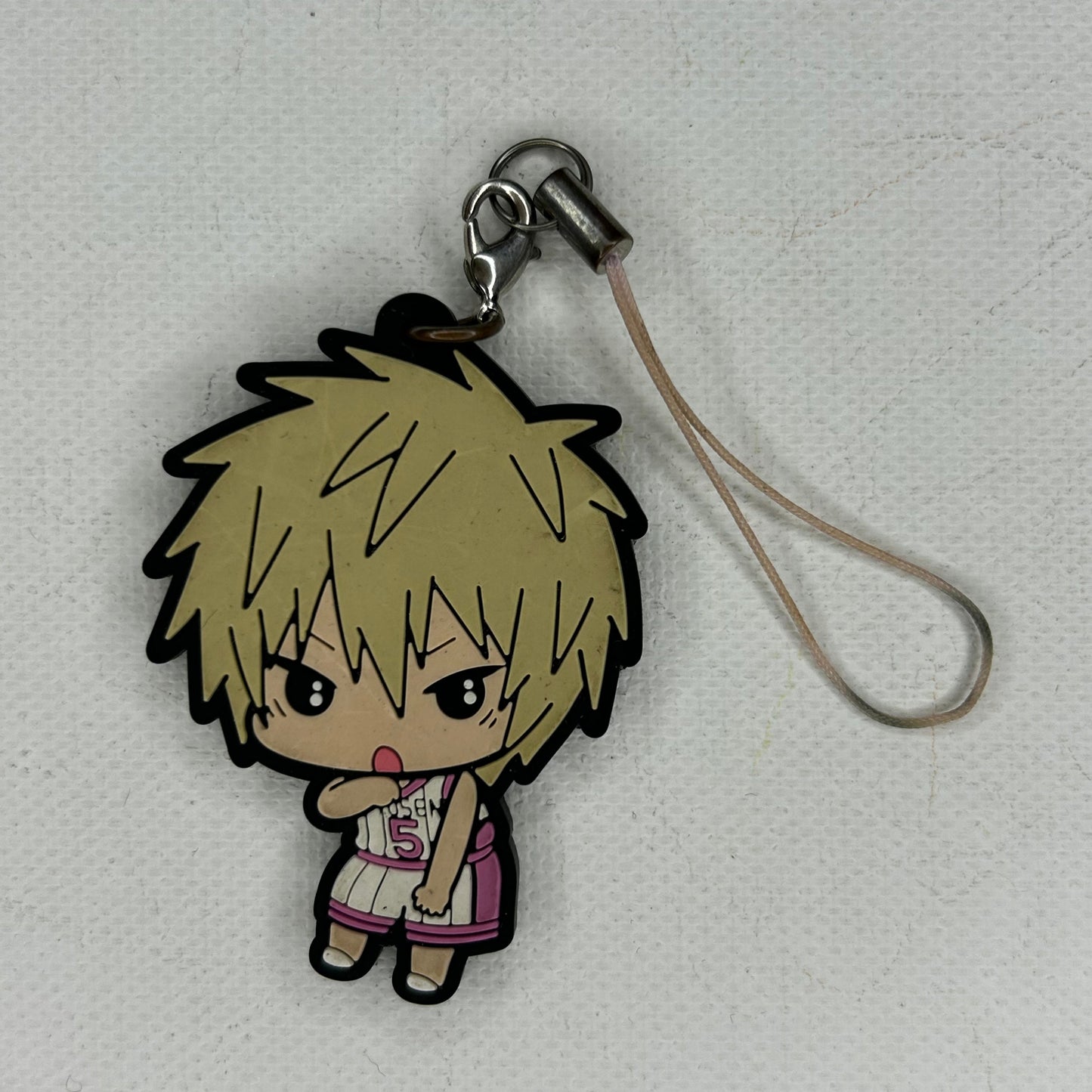 Kuroko's Basketball Kensuke Fukui Rubber Strap Pendant