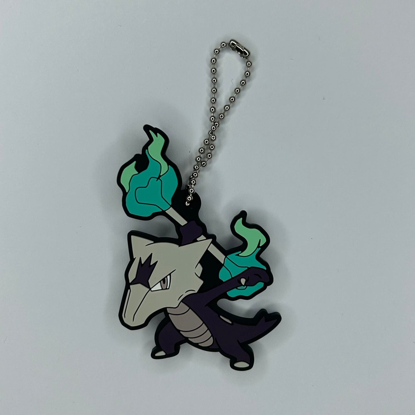 Pokémon Alolan Marowak Rubber Strap Keychain
