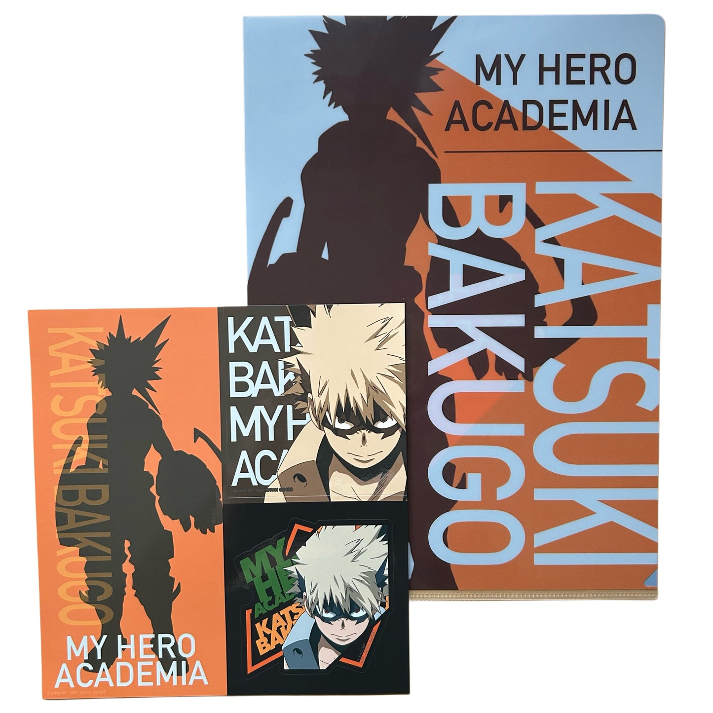 My Hero Academia Bakugo Clear File + Sticker Set