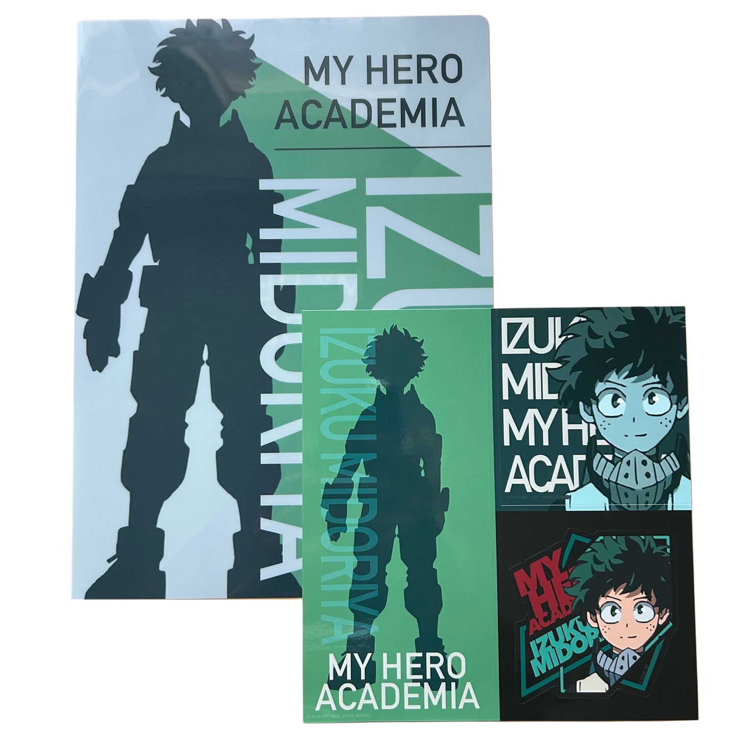 My Hero Academia Deku Clear File + Sticker Set