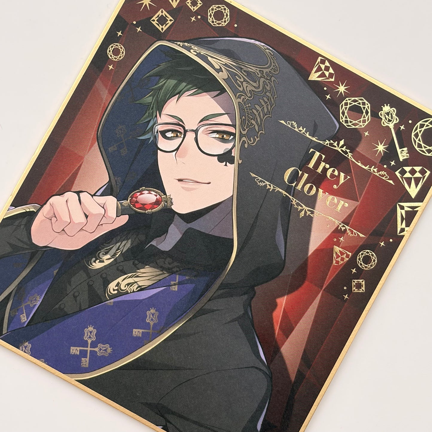 Twisted Wonderland Trey Clover Shikishi
