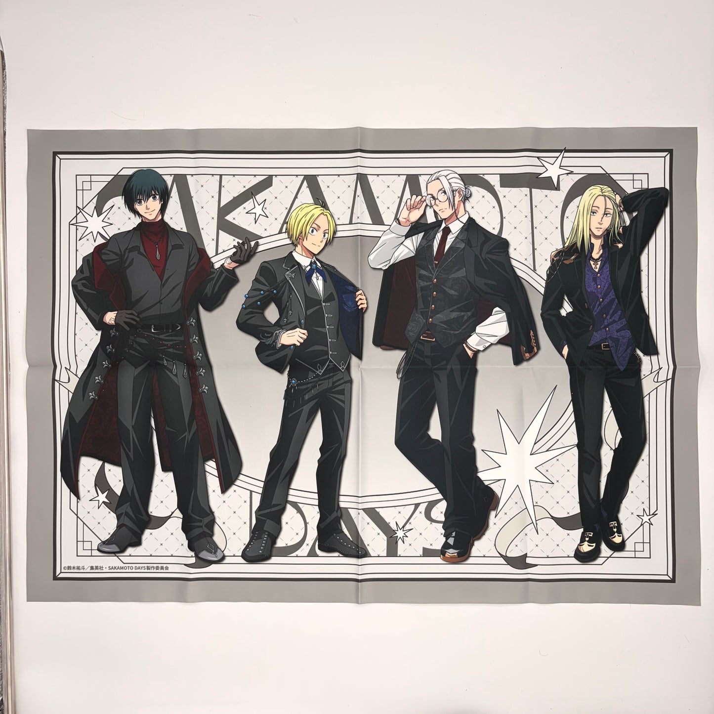 Sakamoto Days, Stoff Banner