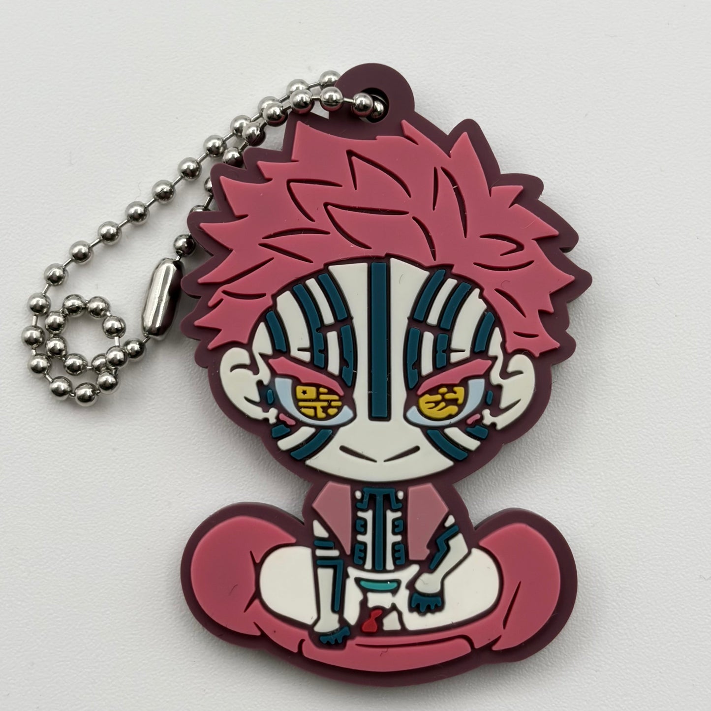 Demon Slayer Akaza Rubber Strap Pendant