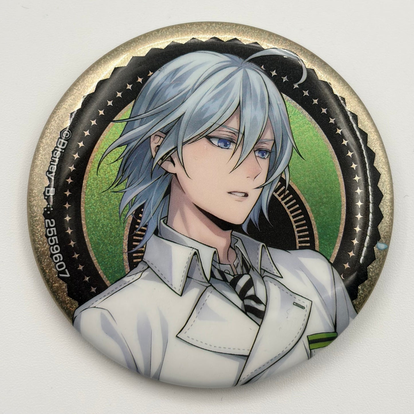 Twisted Wonderland Silver Button