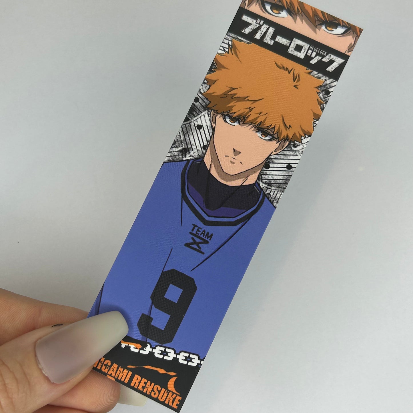 Blue Lock Kunigami Lesezeichen Karte