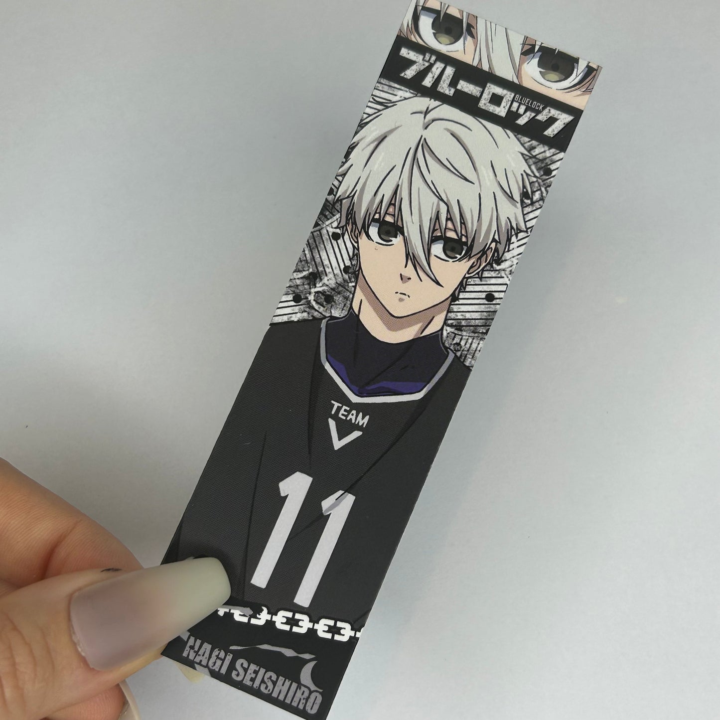 Blue Lock Nagi Lesezeichen Karte