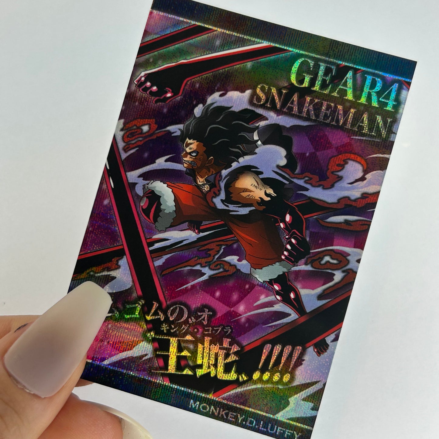 One Piece Luffy Gear4 Trading Card