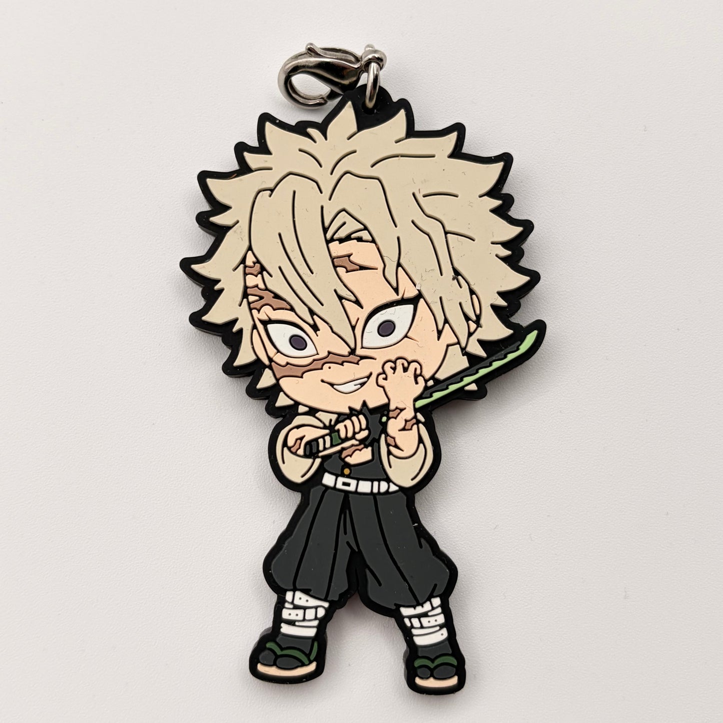 Demon Slayer Sanemi Rubber Strap Keychain