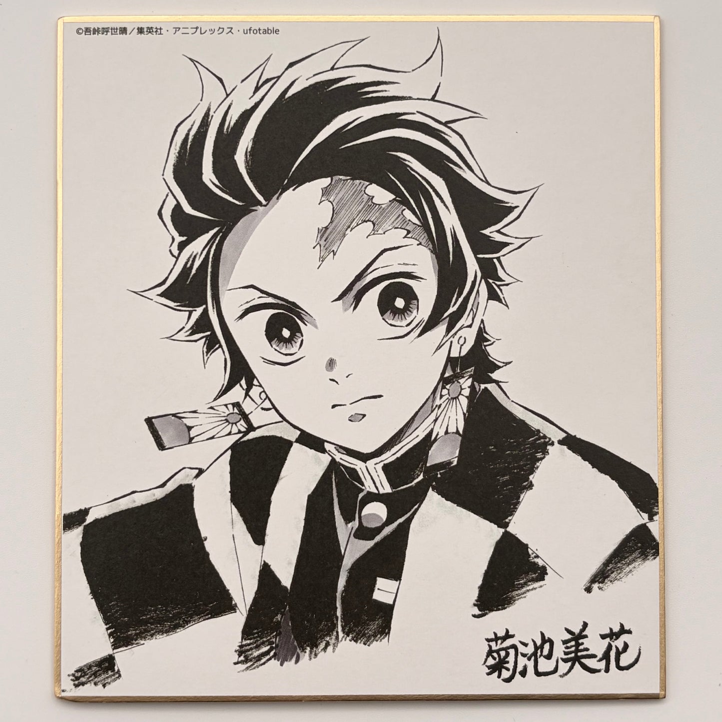 Demon Slayer Tanjiro Shikishi