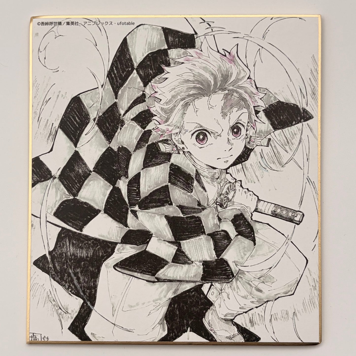 Demon Slayer Tanjiro Shikishi