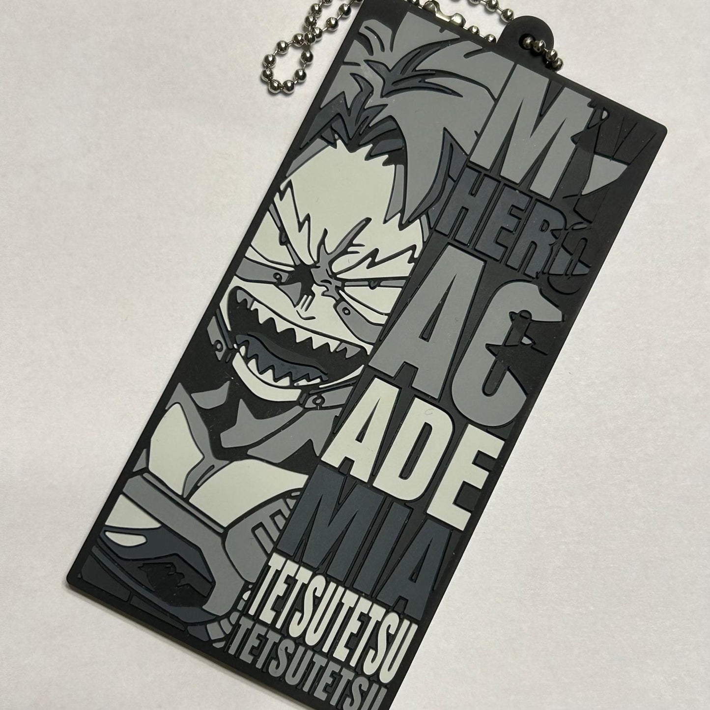 My Hero Academia Tetsutetsu Rubber Strap Keychain